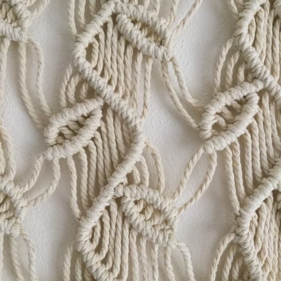 Handmade Vine Macrame Wall Hanging Tapestry - Picture 2 of 4